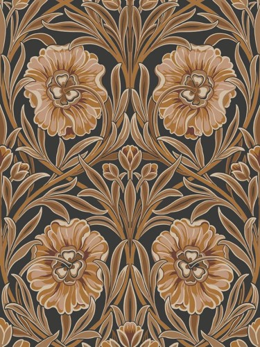 Tapeta roślinny ornament Casamance 70370406 Isadora