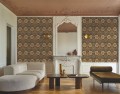 Tapeta roślinny ornament Casamance 70370406 Isadora