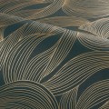 Tapeta metaliczne falujące linie Casamance 70681936 Leontine Isadora - 106 cm szer.
