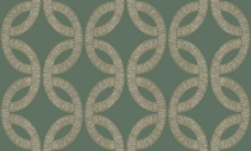 Tapeta przeplatające się okręgi Casamance 70692242 Etienne Isadora - 106 cm szer.
