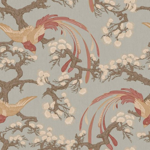 Tapeta botaniczna z feniksem Boras Tapeter 8160 Fenix Charm