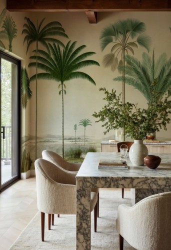 Fototapeta palmy Rebel Walls R20869 Vintage Palms Eden Escape