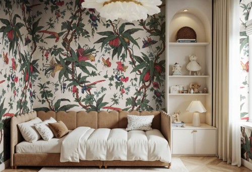 Fototapeta botaniczna vintage Rebel Walls R20872 Nature of Eden Eden Escape