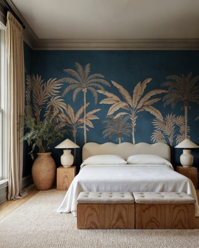 Fototapeta palmy Rebel Walls R20878 Golden Palms Eden Escape