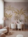 Fototapeta palmy Rebel Walls R20880 Golden Palms Eden Escape