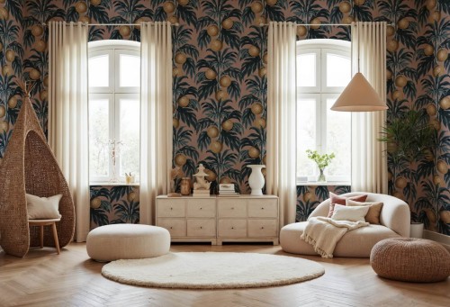 Fototapeta cytryny Rebel Walls R20884 Lush Lemons Eden Escape