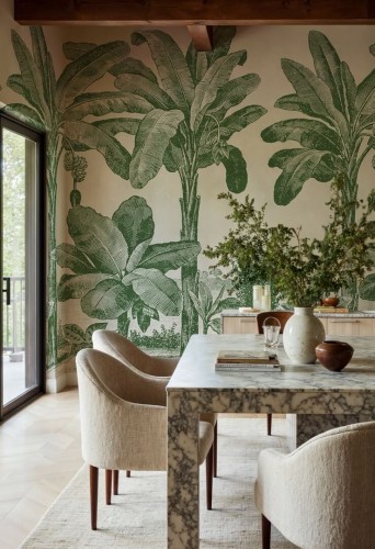 Fototapeta bananowce Rebel Walls R20889 Timeless Tropics Eden Escape