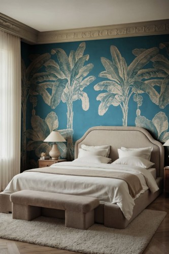 Fototapeta bananowce Rebel Walls R20891 Timeless Tropics Eden Escape