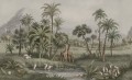 Fototapeta egzotyczny krajobraz Rebel Walls R20892 Giraffe Savannah Eden Escape
