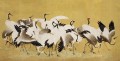 fototapeta tańczące żurawie Rebel Walls R20901 Dancing Cranes Eden Escape