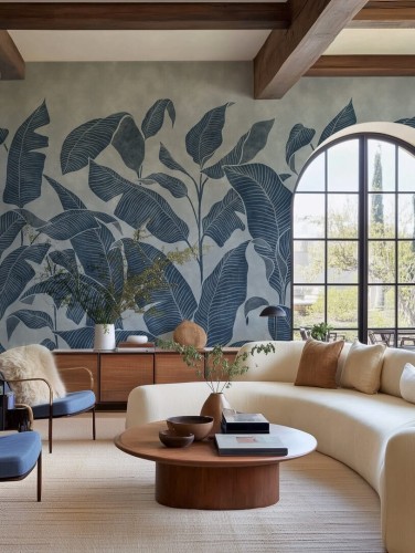 Fototapeta liście bananowca Rebel Walls R21428 Tropical Breeze Eden Escape