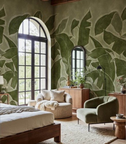 Fototapeta liście bananowca Rebel Walls R21429 Tropical Breeze Eden Escape