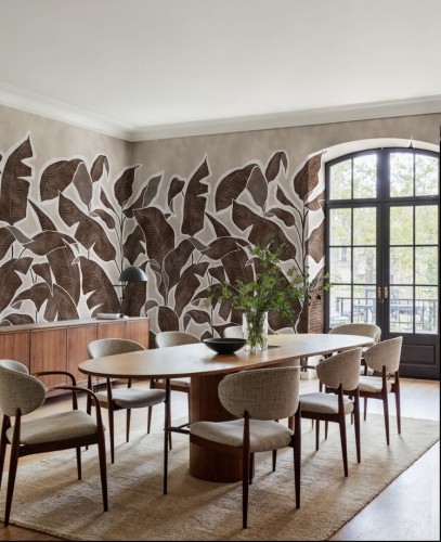 Fototapeta liście bananowca Rebel Walls R21431 Tropical Breeze Eden Escape