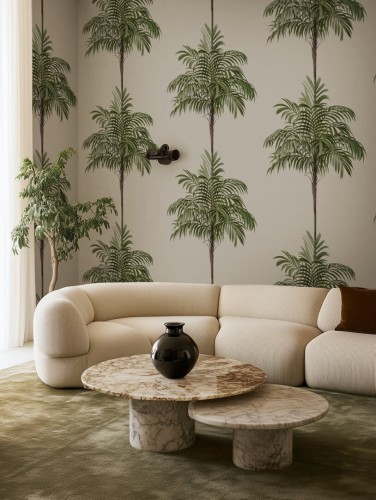 Fototapeta palmy Rebel Walls R21453 Palm Stripes Eden Escape