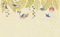 Fototapeta ptaki i liście Rebel Walls R21468 Birds in the Trees Eden Escape