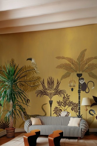 Fototapeta tropikalna Sawanna Rebel Walls R21469 Savanna Chic Eden Escape