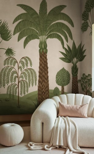 Fototapeta palmowy ogród Rebel Walls R21477 Botanical Bliss Eden Escape