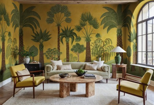 Fototapeta palmowy ogród Rebel Walls R21480 Botanical Bliss Eden Escape