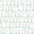 Tapeta stylizowane kwiaty Boras Tapeter 1373 Stig Lindberg Linnea Scandinavian Designers