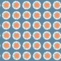 Tapeta stylizowane stokrotki Boras Tapeter 1381 Turi Gramstad Oliver Daisy Scandinavian Designers