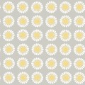 Tapeta stylizowane stokrotki Boras Tapeter 1382 Turi Gramstad Oliver Daisy Scandinavian Designers
