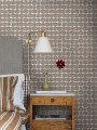 Tapeta kwiaty retro Boras Tapeter 1383 Turi Gramstad Oliver Astrid Scandinavian Designers