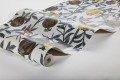 Tapeta owoce granatu Boras Tapeter 1959 Gocken Jobs Granatäpple Scandinavian Designers