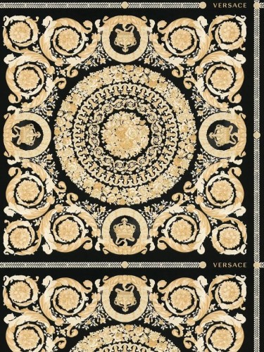 Tapeta barokowe kafle Versace 37055-3 Versace VI