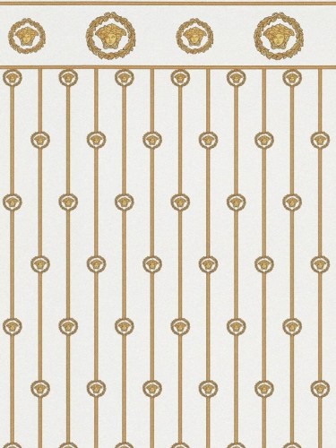 Tapeta w pałacowym stylu - Meduzy w ornamentach  Versace 79131-1 Versace VI