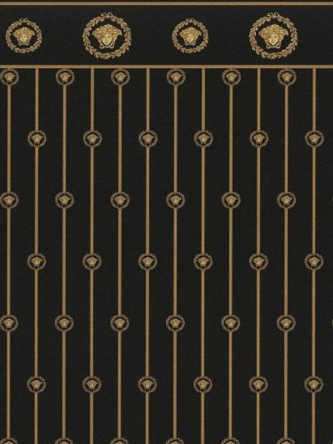 Tapeta w pałacowym stylu - Meduzy w ornamentach  Versace 79131-2 Versace VI