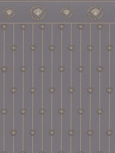 Tapeta w pałacowym stylu - Meduzy w ornamentach  Versace 79131-4 Versace VI