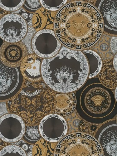 Tapeta kolaż talerzy Versace 79136-4 Versace VI
