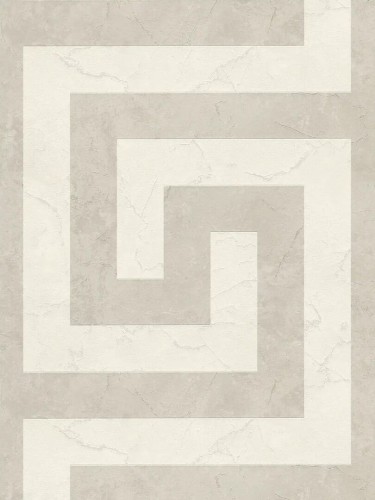 Tapeta greckie meandry klucze na marmurowym tle Versace 79174-5 Versace VI