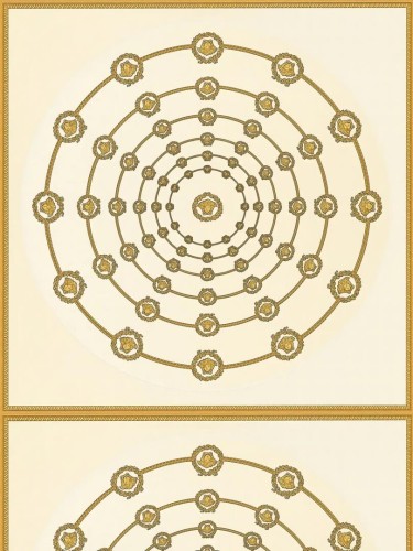 Tapeta współczesny ornament z Meduzami Versace 79175-1 Versace VI