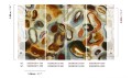 Mural abstrakcyjny o miękkich, organicznych formach Masureel DGERO3011 Acharius Erosion