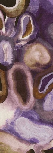 Mural abstrakcyjny o miękkich, organicznych formach Masureel DGERO3031 Acharius Erosion