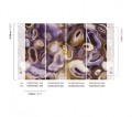 Mural abstrakcyjny o miękkich, organicznych formach Masureel DGERO3031 Acharius Erosion