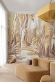 Mural artystyczny krajobraz natury Masureel DGRAY2041 Taiga Ray