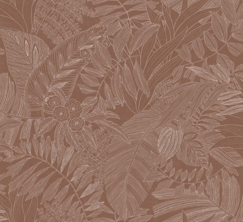 Tapeta liście Masureel RAY201 Biome Nougat Ray