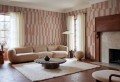 Fototapeta nieregularne bloki i paski Rebel Walls R21114 Broken Stripes Pink Modern Simplicity