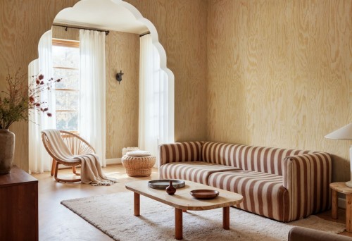 Fototapeta słoje drewna Rebel Walls R21128 Wood Shades Pine Wood Modern Simplicity