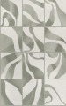 Fototapeta kwadraty z płynnymi formami Rebel Walls R21132 Floating Tiles Green Modern Simplicity