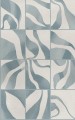Fototapeta kwadraty z płynnymi formami Rebel Walls R21133 Floating Tiles Blue Modern Simplicity