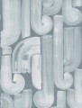 Fototapeta abstrakcyjne pociągnięcia pędzla Rebel Walls R21136 Smooth Brush Blue Modern Simplicity