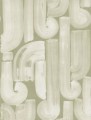 Fototapeta abstrakcyjne pociągnięcia pędzla Rebel Walls R21137 Smooth Brush Green Modern Simplicity