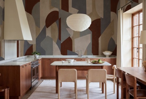 Fototapeta geometryczna Rebel Walls R21760 Modern Forms Blue Modern Simplicity