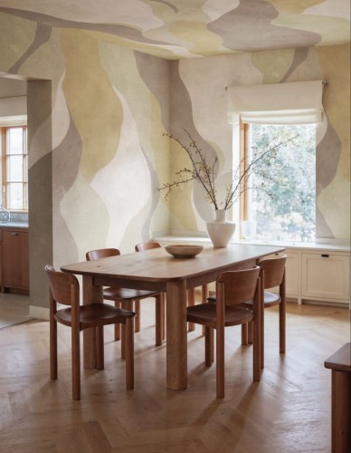 Fototapeta płynne, abstrakcyjne formy Rebel Walls R21763 Flowing Forms Pastel Modern Simplicity