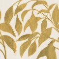 Fototapeta stylizowane liście Rebel Walls R21768 Leaf Sillhouette Yellow Modern Simplicity