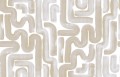 Fototapeta płynne pociągnięcia pędzla Rebel Walls R21781 Drape Brush Beige Modern Simplicity