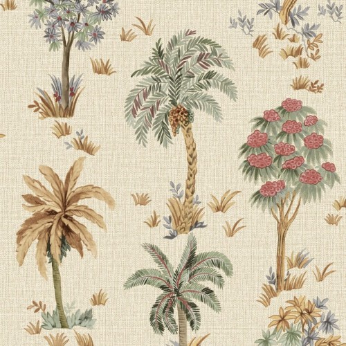 Tapeta tropikalne drzewa Zambaiti Parati Z70701 Marrakech